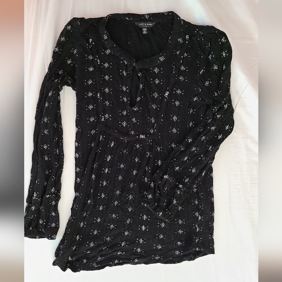 LUCKY BRAND womens long sleeve top - Picture 1 of 3